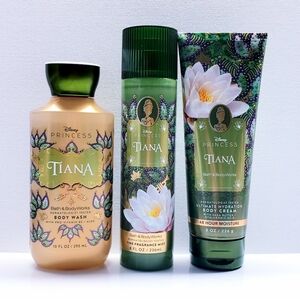 Bath & Body Works TIANA Body Cream, Body Wash, and Fragrance Mist (3 pcs)